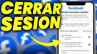 ✅ Como Cerrar Sesión de Facebook en Otros Dispositivos desde mi Celular ¡Actualizado 2024 [upl. by King]