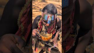 See Beautiful girls Hadzabe tribe Cooks Meal😋 So Deliciousbushmen Culture traditional [upl. by Annawak409]