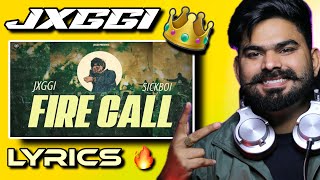 REACTION ON  Fire Call Official Video Jxggi  Sickboi  Latest Punjabi Songs 2024 [upl. by Yruj]