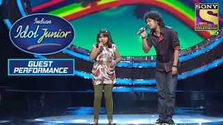 Papon के साथ Anjana ने दिया Phenomenal Performance  Indian Idol Junior  Guest Performance [upl. by Pippas]