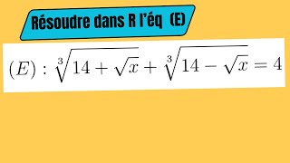 Découvrez Comment Résoudre une Équation avec Racines Cubiques 🌟 [upl. by Mohun]