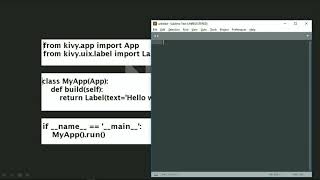 How to create a mobile application with python  Nothing else is needed [upl. by Meesak]