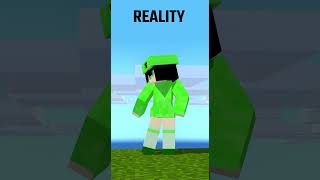 Expectation vs Reality🤣🤣🤣 fyp minecaft minecraftanimation [upl. by Damali]