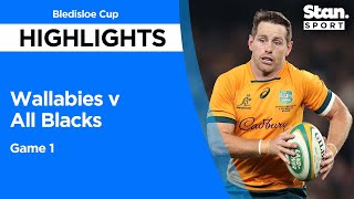 Wallabies v All Blacks Highlights  Game 1  Bledisloe Cup 2022 [upl. by Missie978]