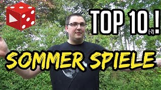 Die besten Spiele für den Sommer  Top 10 der Outdoor  Draußen  Urlaubs  Spiele [upl. by Sandler475]