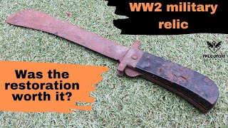 WW2 Folding Machete restoration [upl. by Karla]