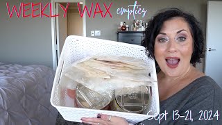 Weekly Wax Empties  2024  Sept 1421 [upl. by Angid570]