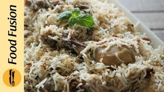 Special White Biryani Recipe By Food Fusion [upl. by Eitsyrc]