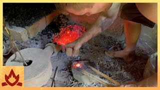 Primitive Technology Decarburization of iron and forging experiments [upl. by Weiner]