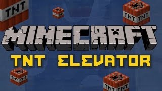 TNT Elevator for Minecraft Tutorial [upl. by Icart885]