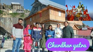 Churdhar trek  2022  vlog 1  himachal pradesh  highest peak of sirmour [upl. by Xanthe]