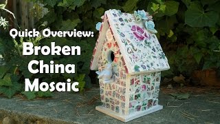 Mosaics 101 Broken China Mosaic  A Quick Overview [upl. by Enifesoj]