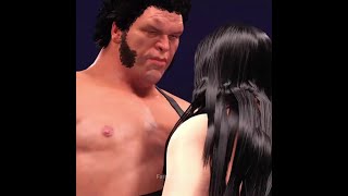 LIVE WWE I Andre The Giant Massive Fight With Nikki Cross WWE 2k24  shorts [upl. by Ioves]