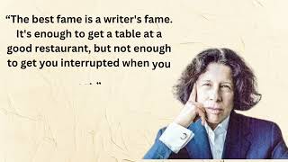 Fran Lebowitz best and fantastic quotes in English [upl. by Erv]