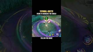 Tutorial Odette Mobile Legends  Itens For Shield mobilelegends [upl. by Catrina]