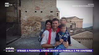 Strage a Paderno 17enne uccide la famiglia e poi confessa  Estate in diretta 02092024 [upl. by Lyns767]