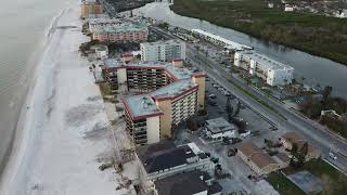 Madeira Beach FL looking dirty after Helene Storm surge 10 25 24 [upl. by Lahcar455]