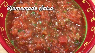 Homemade Salsa  Easy Salsa Recipe  MOLCS Easy Recipes [upl. by Iverson]