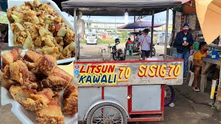 SISIG AT LITSON KAWALI SA KAYLE 70 PESOS SOLVE KA NA  by Kuya Alfred  PINOY FOODIE [upl. by Sheffie]