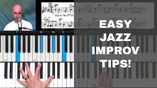 Easy Jazz Piano Improvisation Tips  Ep 352 [upl. by Waechter]