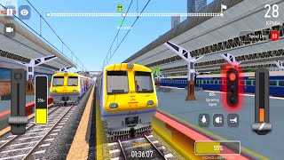 Twin WDP4D Pulling Mahamana Express  Indian Train Simulator Game Android Gameplay  Train Wala Game [upl. by Corydon]