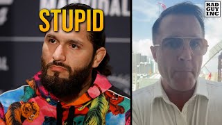 I Didnt Know Jorge Masvidal was this Stupid [upl. by Atinahc]