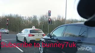 driving from Milton Keynes to Dunstable in the UK [upl. by Enyleve918]