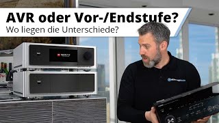 AV Receiver oder Vor EndstufenKombination  Vor und Nachteile  Frank erklärt die Unterschiede [upl. by Bonina]