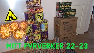 Mitt Fyrverkeri 20222023 [upl. by Livingstone]