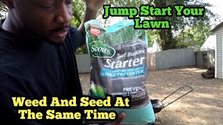 STOP Weeds While Seeding The Easy Way [upl. by Maxi]