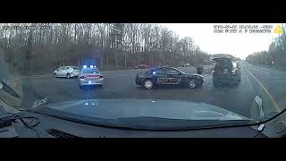 DASHCAM VIDEO Chase leading up to suspect arrest in police pursuit that left Bluffton officer dead [upl. by Lednic]