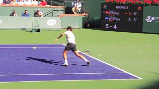 How Roger Federer moves in the points Court Level Beautiful View [upl. by Eanad]