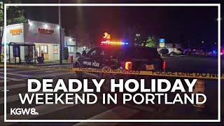 3 dead after 4 separate shootings in Portland over Fourth of July weekend [upl. by Oiram]