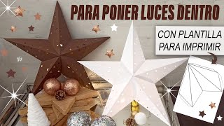 Estrellas de papel para Navidad [upl. by Hteboj]