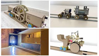 TOP4 Best Cardboard Trains From Idea to Reality [upl. by Fisa]