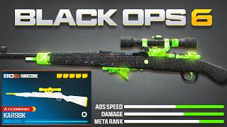 KAR98 is the BEST ONE SHOT SNIPER META in BO6 WARZONE KAR98K Sniper Loadout amp Class [upl. by Kcirdlek]