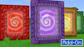 SPARK PORTALS ADDON 16 NEW PORTALS To Minecraft Bedrock Xbox PS4 Switch Mobile PC [upl. by Mannie]