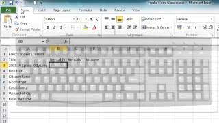 Excel 2010 Tutorial For Beginners 2  Enter amp Edit Text and Numbers Microsoft Excel [upl. by Philipps557]