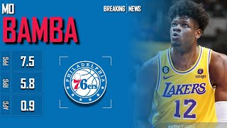 PHILADELPHIA 76ERS Mo Bamba ᴴᴰ [upl. by Aihsenad]