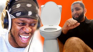 KSI REACTING TO bigbagofpotatoes  COMPILATION [upl. by Julis]