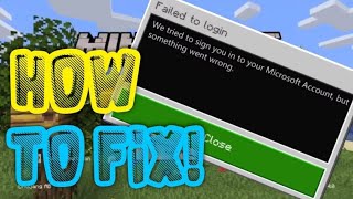 akamsremoteconnect Error How to Fix 2021 Minecraft Sign In With Your Microsoft Account [upl. by Fidele]