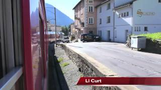 Swiss Trains Bernina PoschiavoLe Prese 14Sep12 [upl. by Babette]