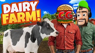 Idiots Open a TERRIBLE Dairy Farm in Farming Simulator 25 Multiplayer [upl. by Mcnutt]