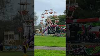 Adlems Mega funfair Ringwood carnival 2024 [upl. by Nedyarb979]