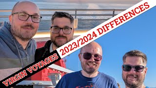 Virgin Voyages 2024 Differences WE experienced from 2023 [upl. by Petite560]