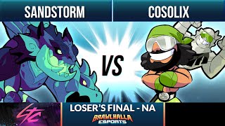 Sandstorm vs Cosolix  Losers Final  Low Tier City 2020  1v1 NA [upl. by Llabmik]