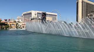 Bellagio fountain show on 92224 [upl. by Auhoj]