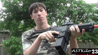 REVIEW GampG UMG UMP 45cal Airsoft Electric Gun ASTKilo23 [upl. by Assyn]