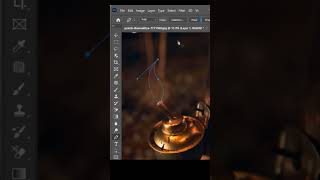 The FASTEST Way to Create a Lamp Fire in Photoshop CC [upl. by Wehner]