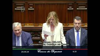 Consiglio europeo del 27 28 giugno le Comunicazioni del Presidente Meloni alla Camera dei Deputati [upl. by Aik]